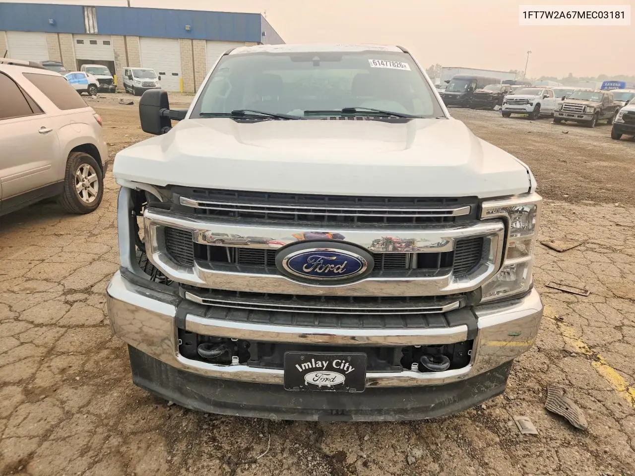2021 Ford F250 Super Duty VIN: 1FT7W2A67MEC03181 Lot: 61477826