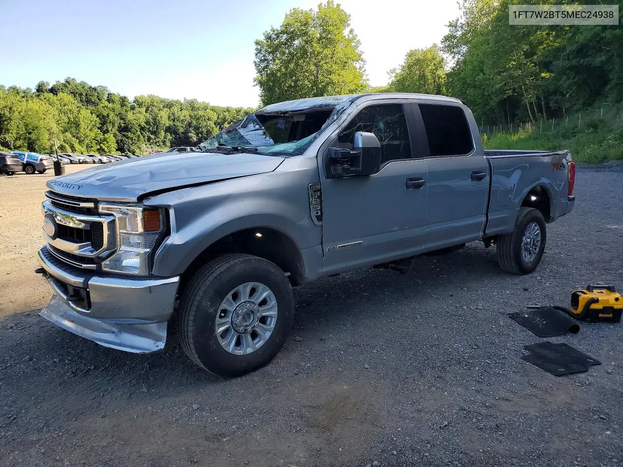 2021 Ford F250 Super Duty VIN: 1FT7W2BT5MEC24938 Lot: 62007066