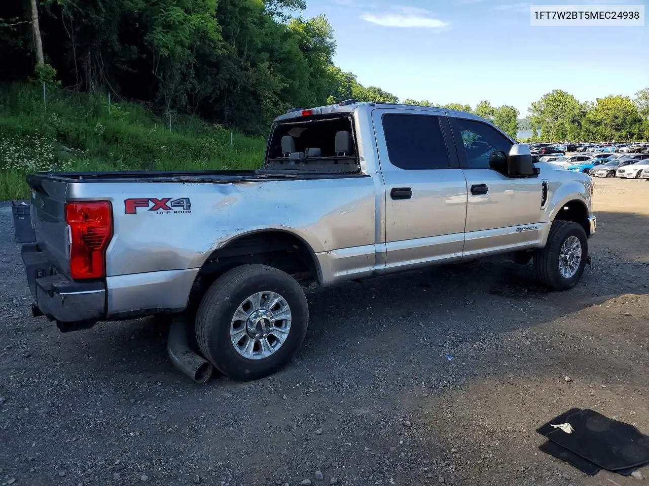 2021 Ford F250 Super Duty VIN: 1FT7W2BT5MEC24938 Lot: 62007066
