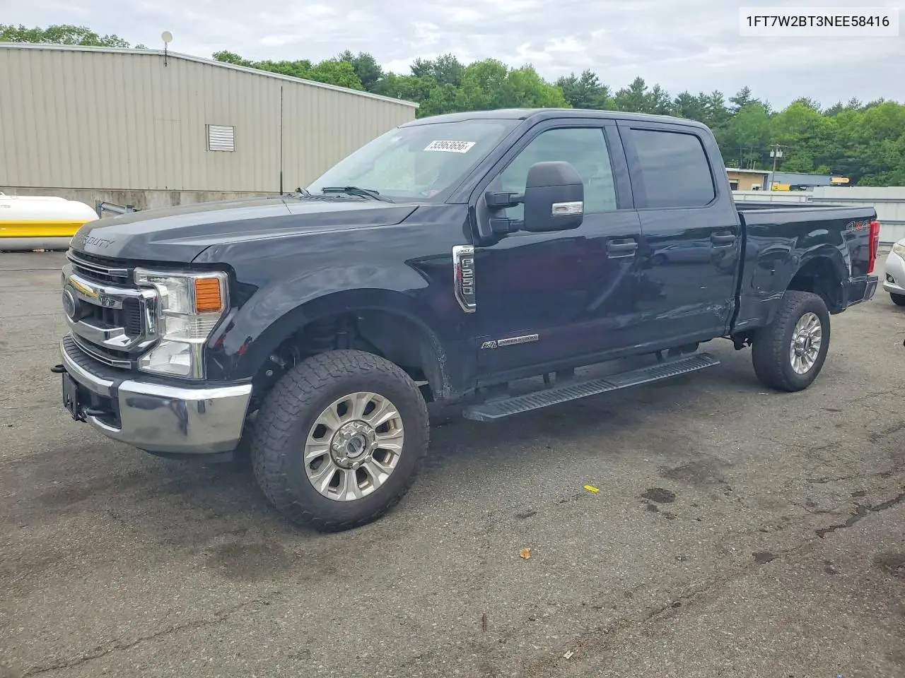 2022 Ford F250 Super Duty VIN: 1FT7W2BT3NEE58416 Lot: 53963656