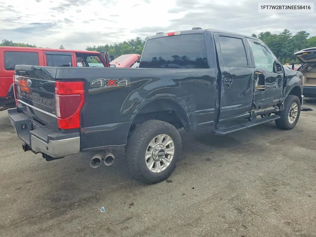 2022 Ford F250 Super Duty VIN: 1FT7W2BT3NEE58416 Lot: 53963656