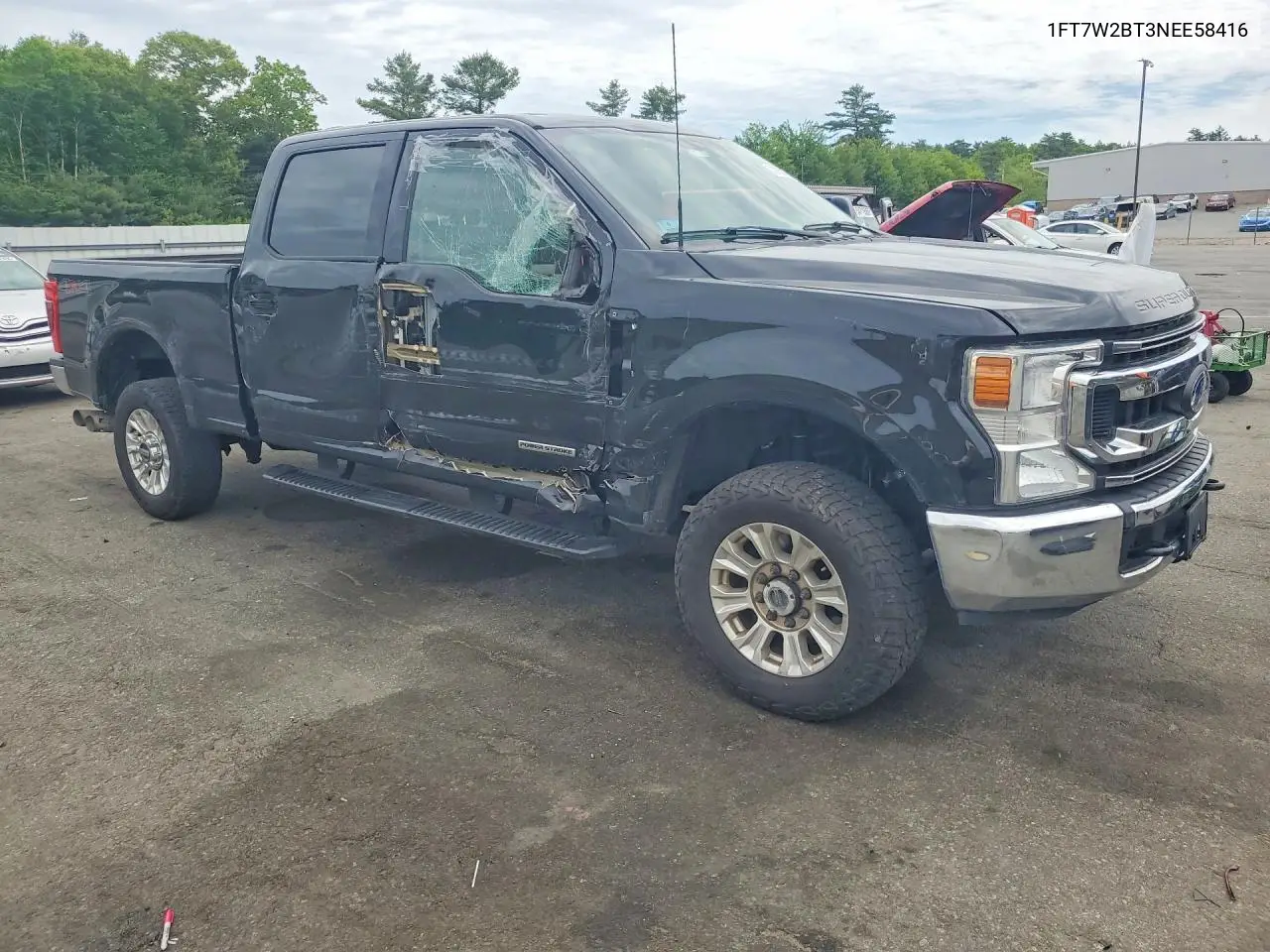 2022 Ford F250 Super Duty VIN: 1FT7W2BT3NEE58416 Lot: 53963656