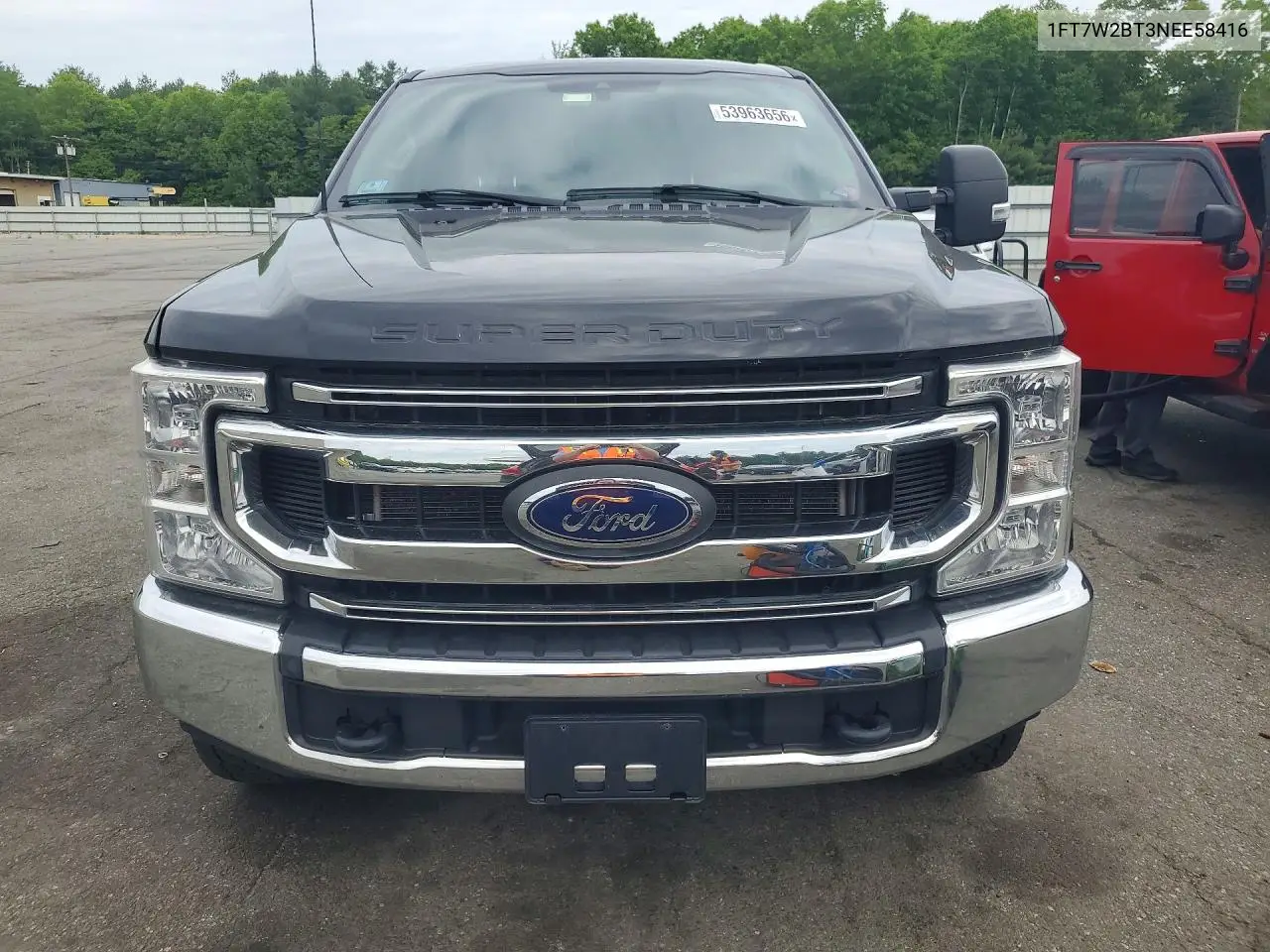 2022 Ford F250 Super Duty VIN: 1FT7W2BT3NEE58416 Lot: 53963656