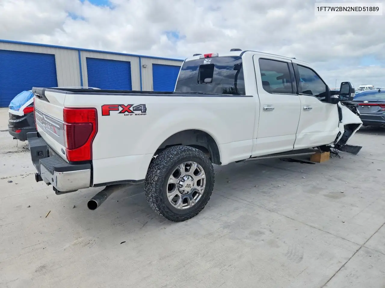 2022 Ford F250 Super Duty VIN: 1FT7W2BN2NED51889 Lot: 56652936