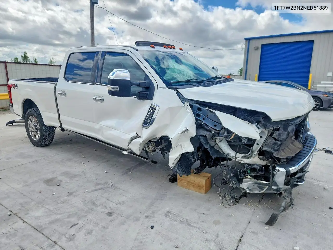 2022 Ford F250 Super Duty VIN: 1FT7W2BN2NED51889 Lot: 56652936