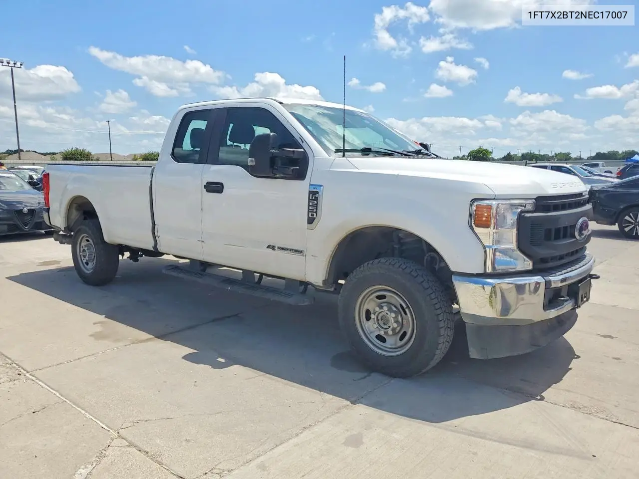 2022 Ford F250 Super Duty VIN: 1FT7X2BT2NEC17007 Lot: 57416376