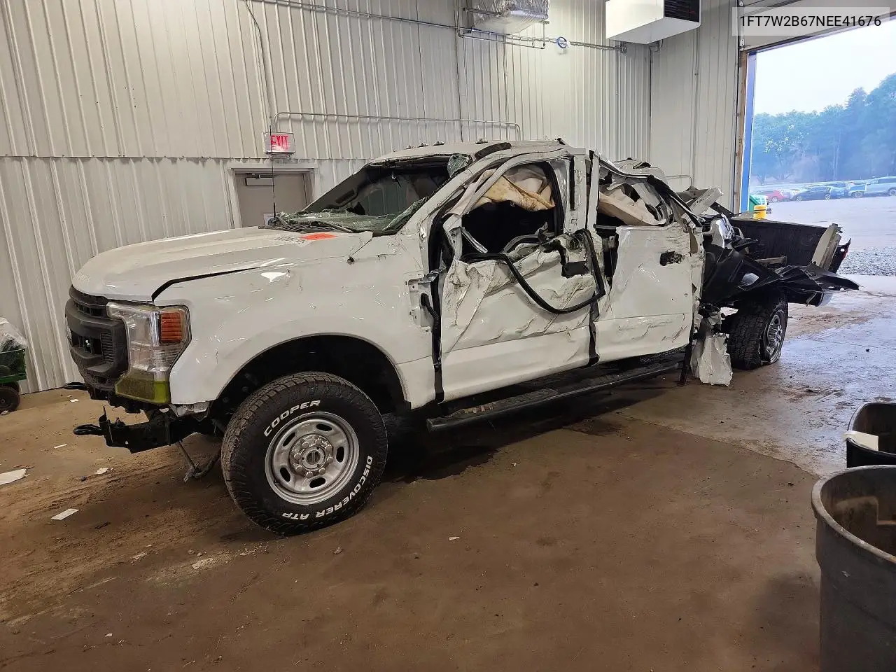 2022 Ford F250 Super Duty VIN: 1FT7W2B67NEE41676 Lot: 58308716