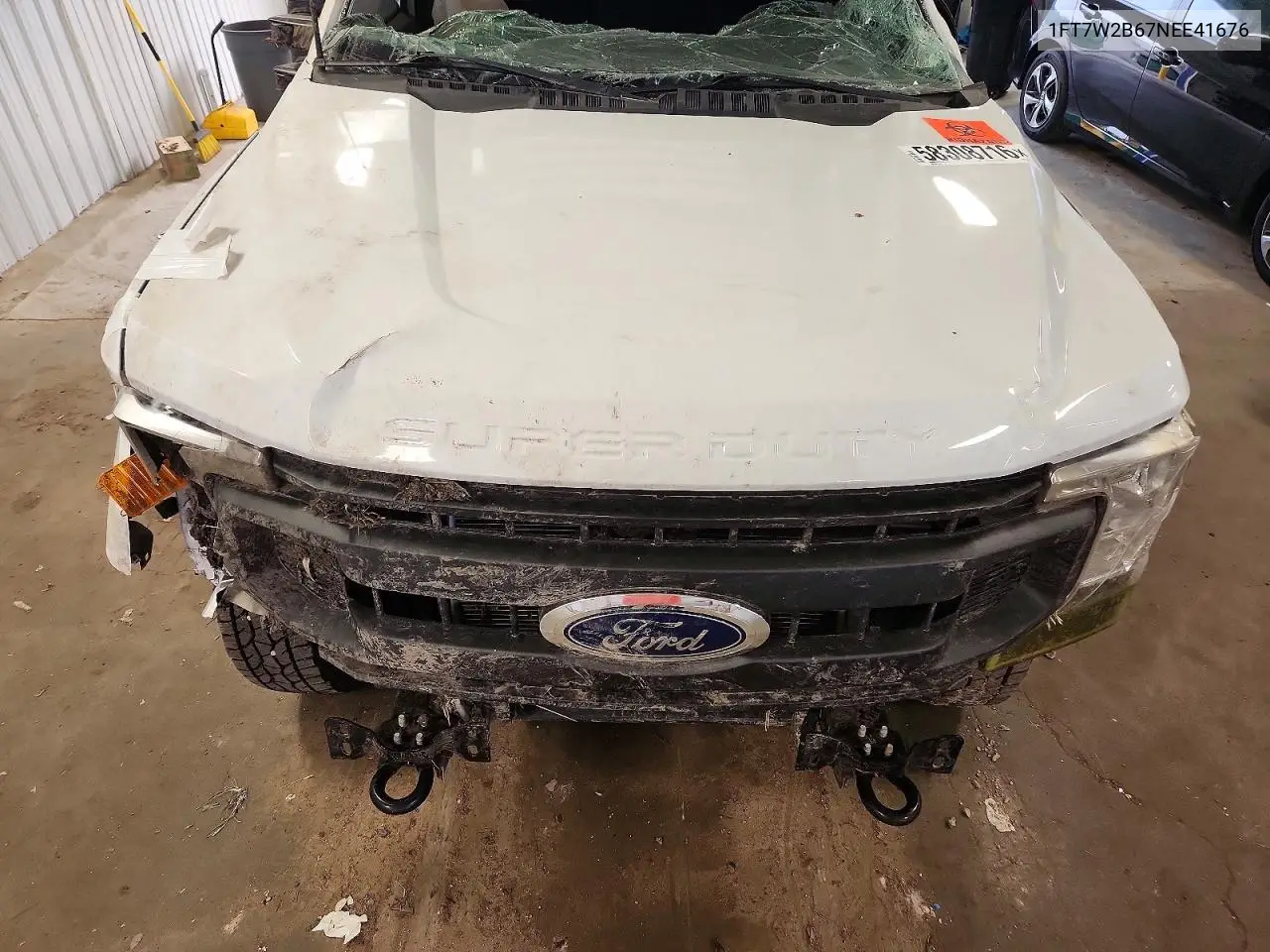 2022 Ford F250 Super Duty VIN: 1FT7W2B67NEE41676 Lot: 58308716