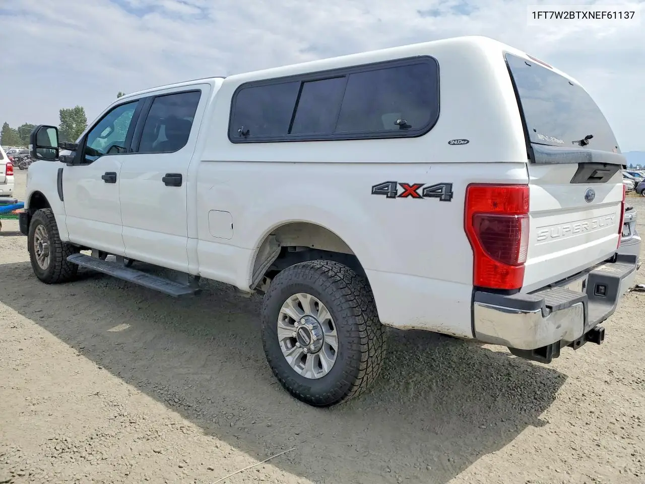 2022 Ford F250 Super Duty VIN: 1FT7W2BTXNEF61137 Lot: 59979146