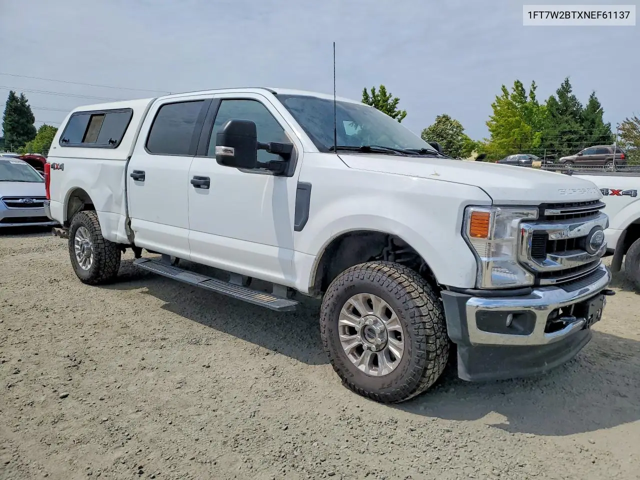 2022 Ford F250 Super Duty VIN: 1FT7W2BTXNEF61137 Lot: 59979146
