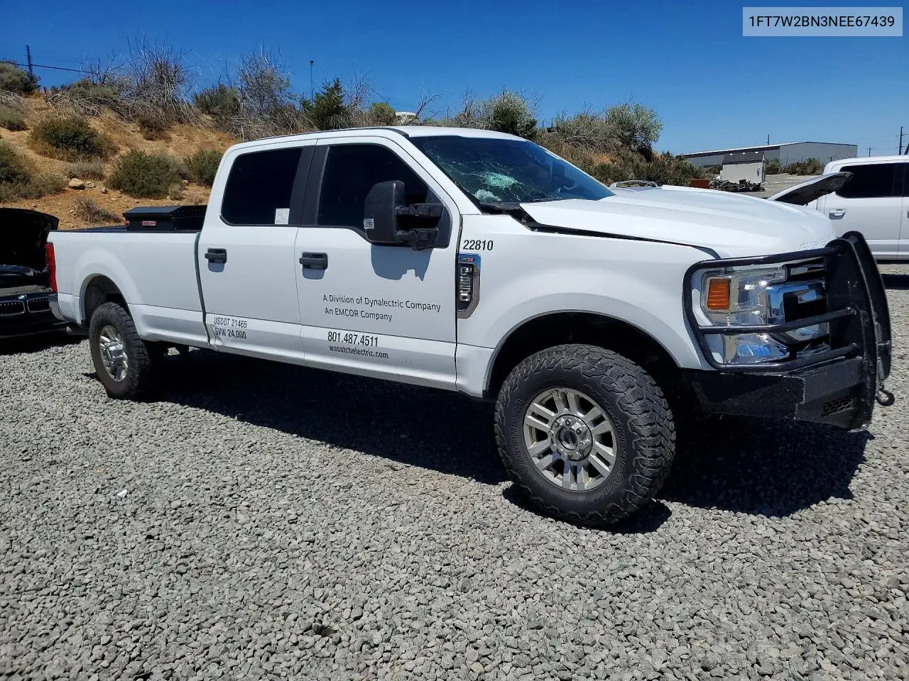 2022 Ford F250 Super Duty VIN: 1FT7W2BN3NEE67439 Lot: 61046706