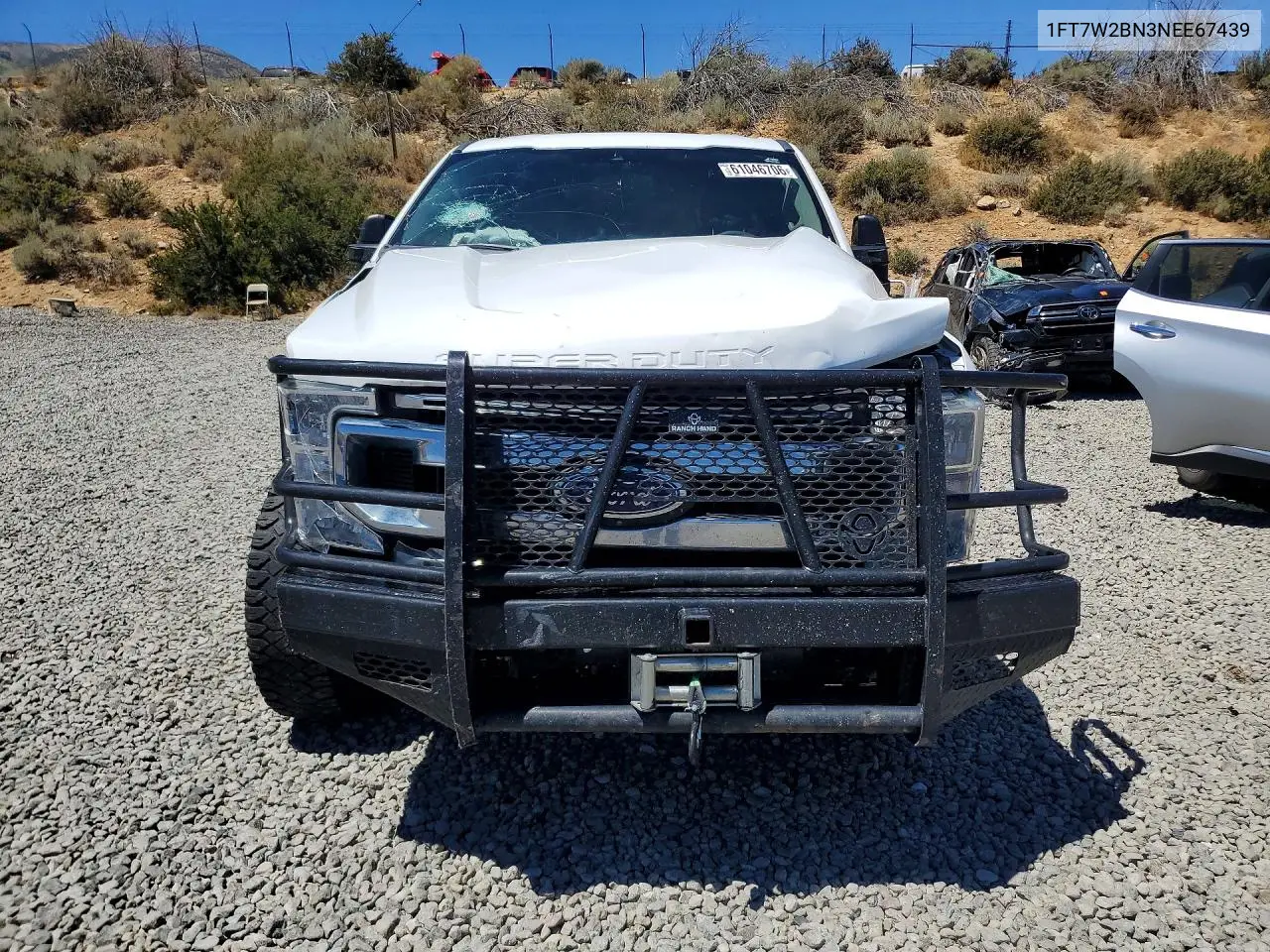 2022 Ford F250 Super Duty VIN: 1FT7W2BN3NEE67439 Lot: 61046706