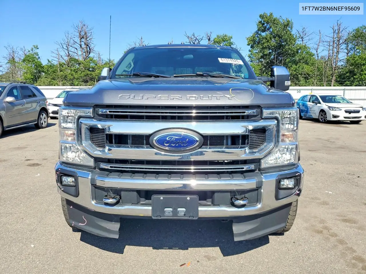 2022 Ford F250 Super Duty VIN: 1FT7W2BN6NEF95609 Lot: 61374926