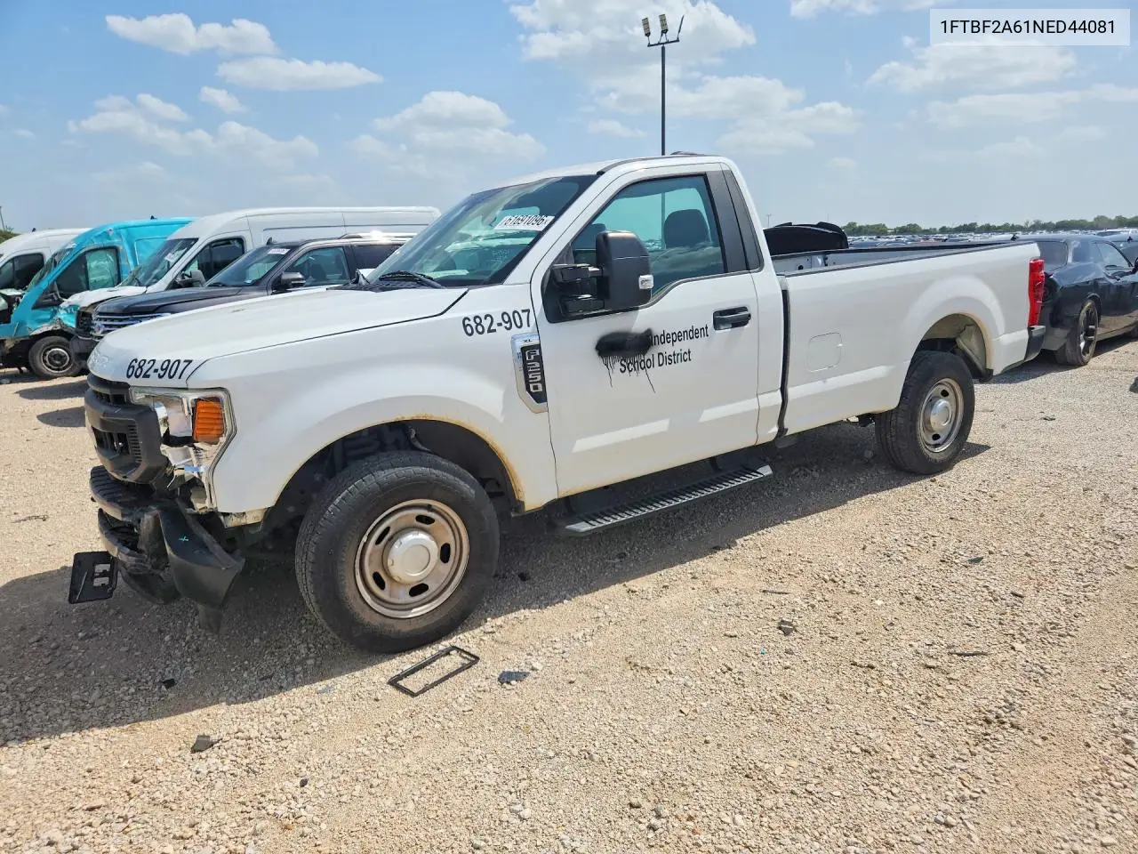 2022 Ford F250 Super Duty VIN: 1FTBF2A61NED44081 Lot: 61691096