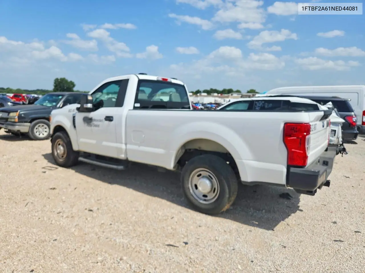 2022 Ford F250 Super Duty VIN: 1FTBF2A61NED44081 Lot: 61691096