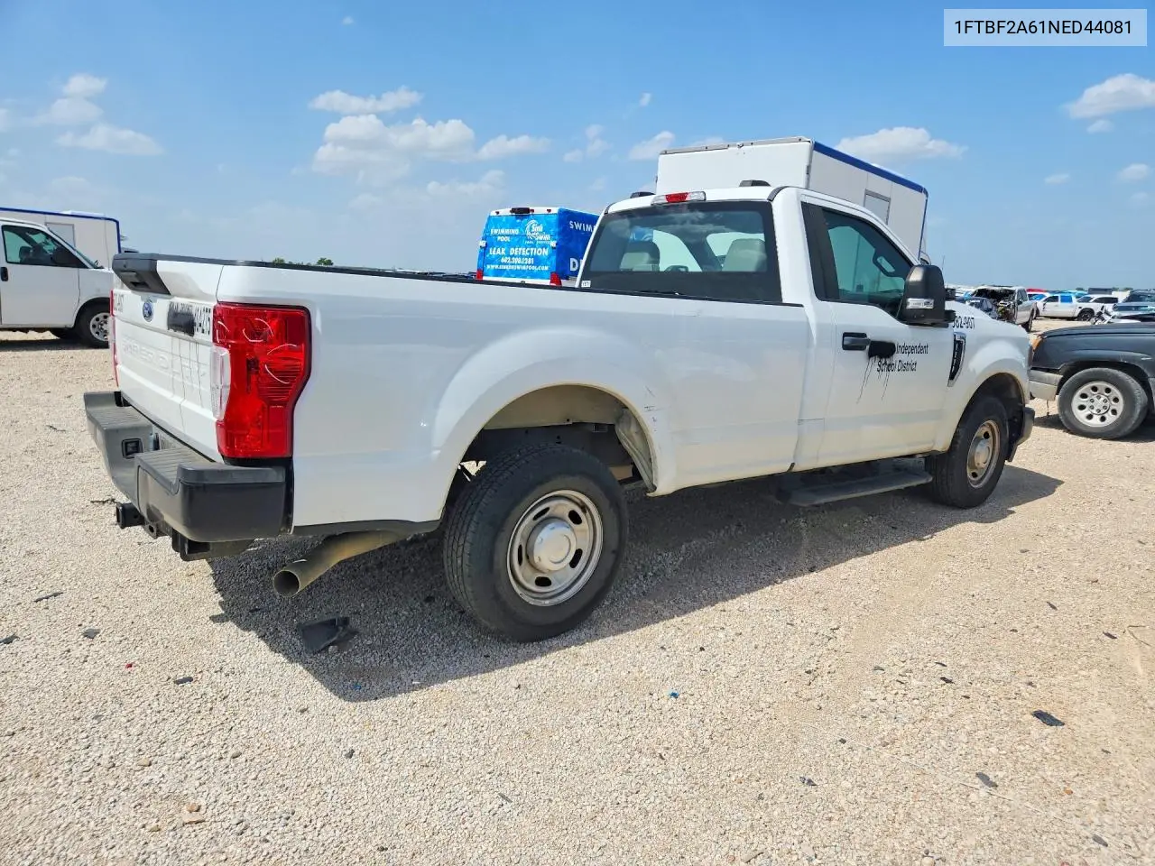 2022 Ford F250 Super Duty VIN: 1FTBF2A61NED44081 Lot: 61691096