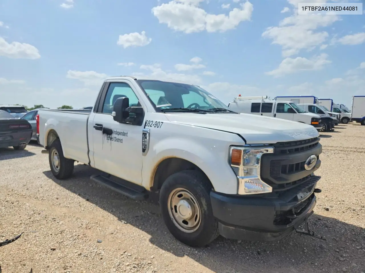 2022 Ford F250 Super Duty VIN: 1FTBF2A61NED44081 Lot: 61691096