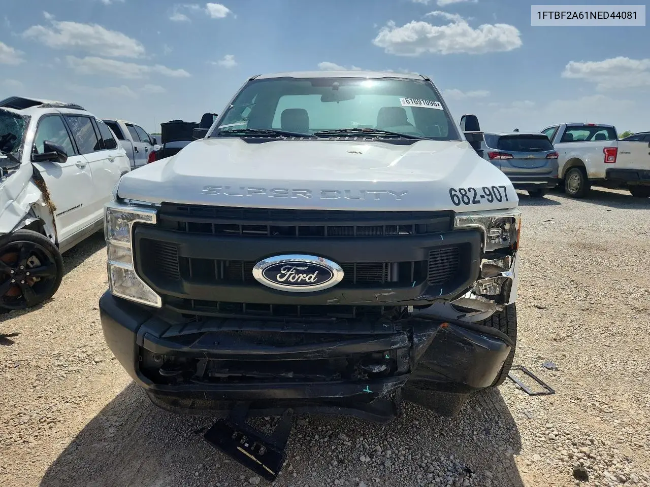 2022 Ford F250 Super Duty VIN: 1FTBF2A61NED44081 Lot: 61691096