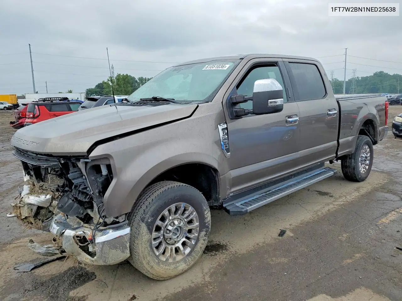 2022 Ford F250 Super Duty VIN: 1FT7W2BN1NED25638 Lot: 61851036