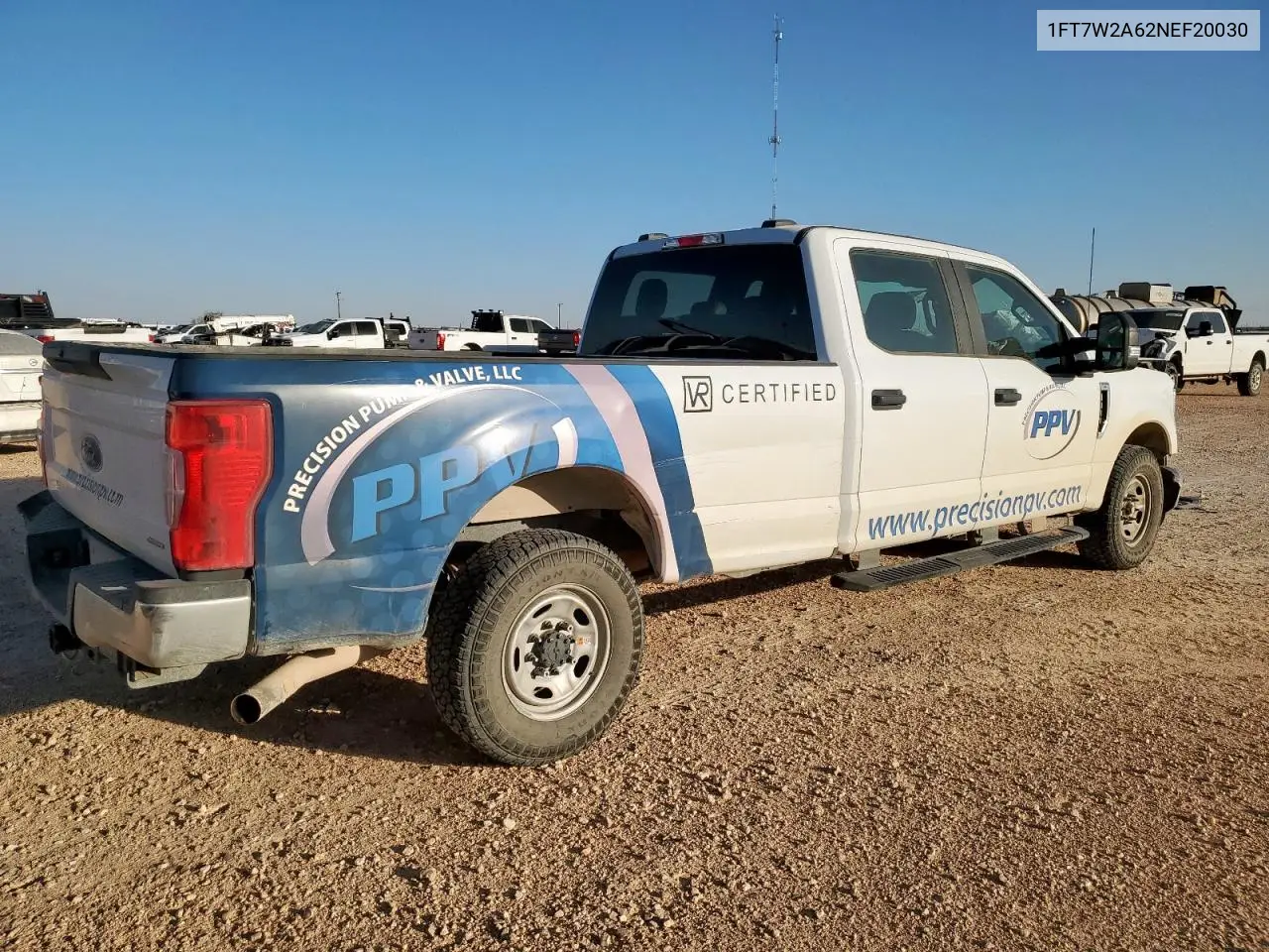 1FT7W2A62NEF20030 2022 Ford F250 Super Duty