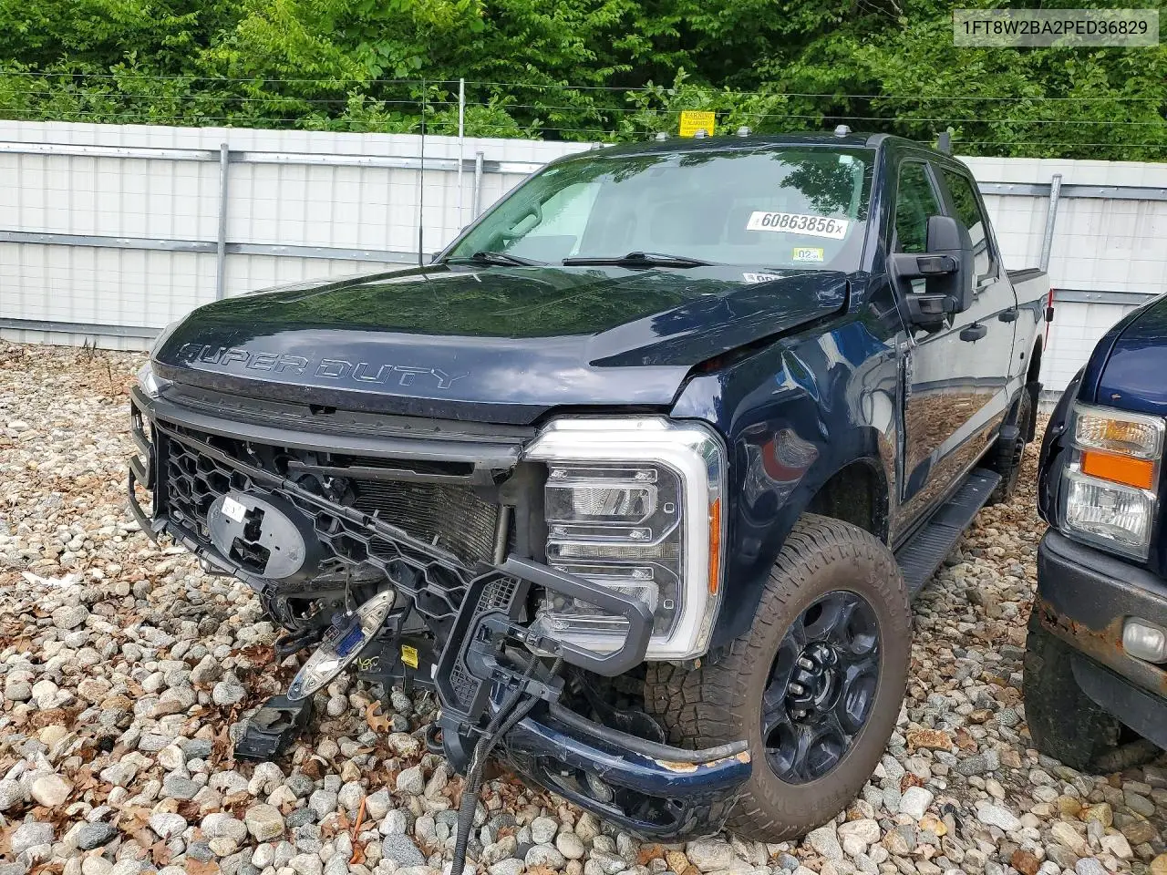 2023 Ford F250 Super Duty VIN: 1FT8W2BA2PED36829 Lot: 60863856