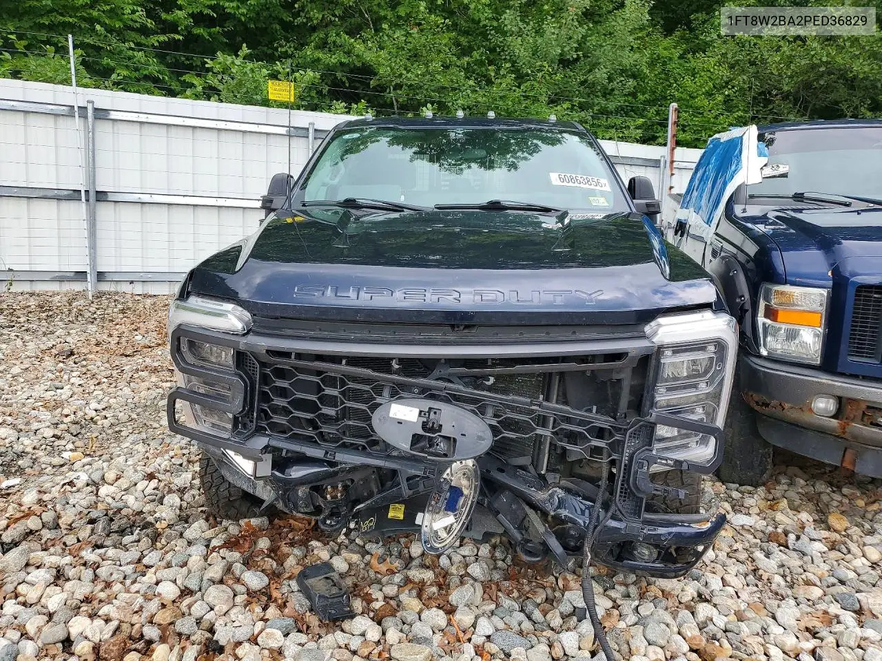 2023 Ford F250 Super Duty VIN: 1FT8W2BA2PED36829 Lot: 60863856