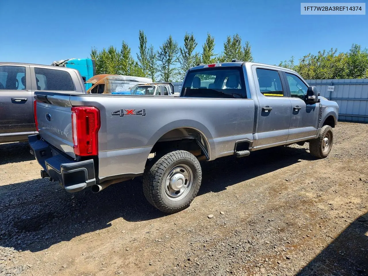 2024 Ford F250 Super Duty VIN: 1FT7W2BA3REF14374 Lot: 61304506