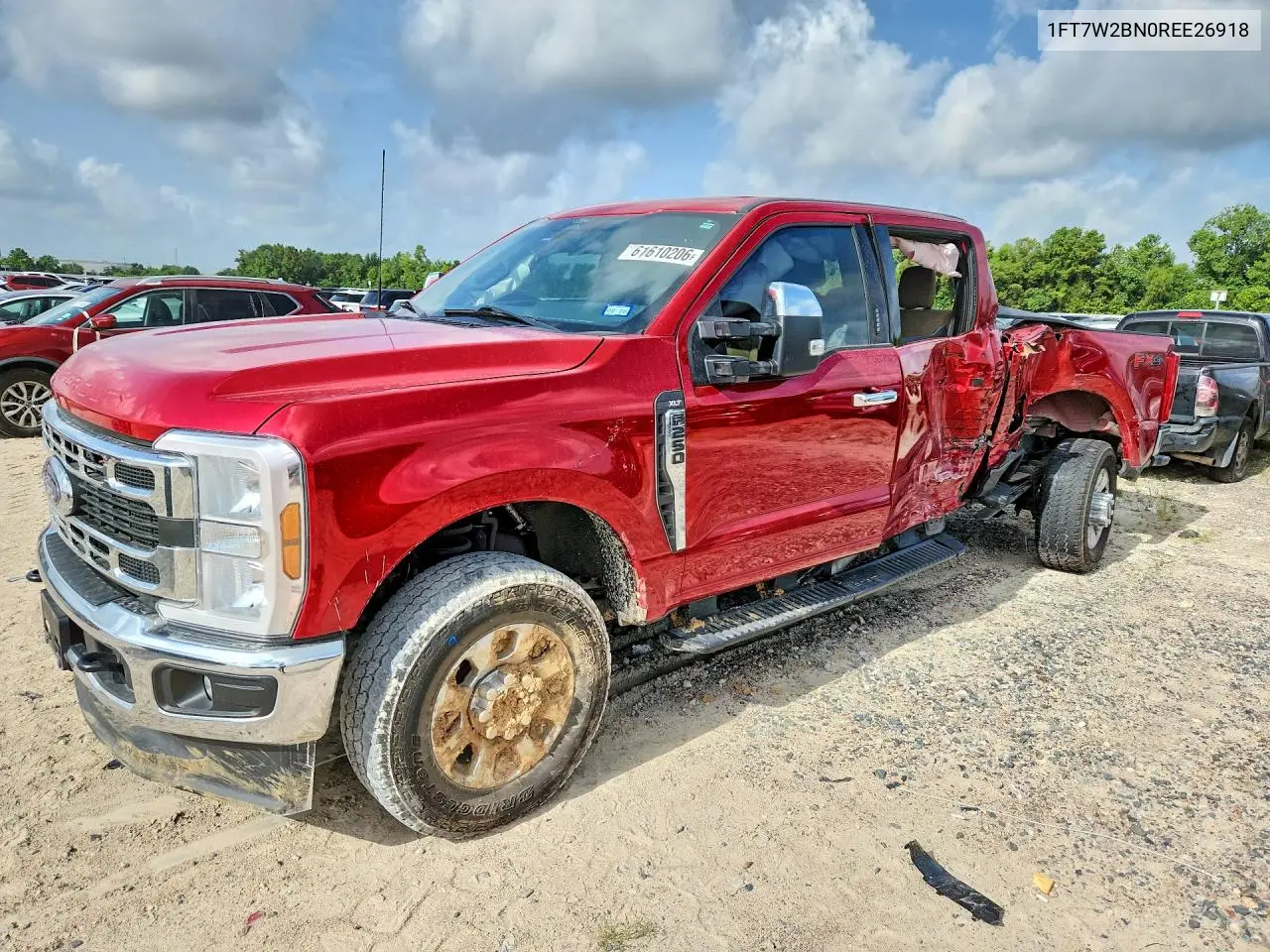 2024 Ford F250 Super Duty VIN: 1FT7W2BN0REE26918 Lot: 61610206
