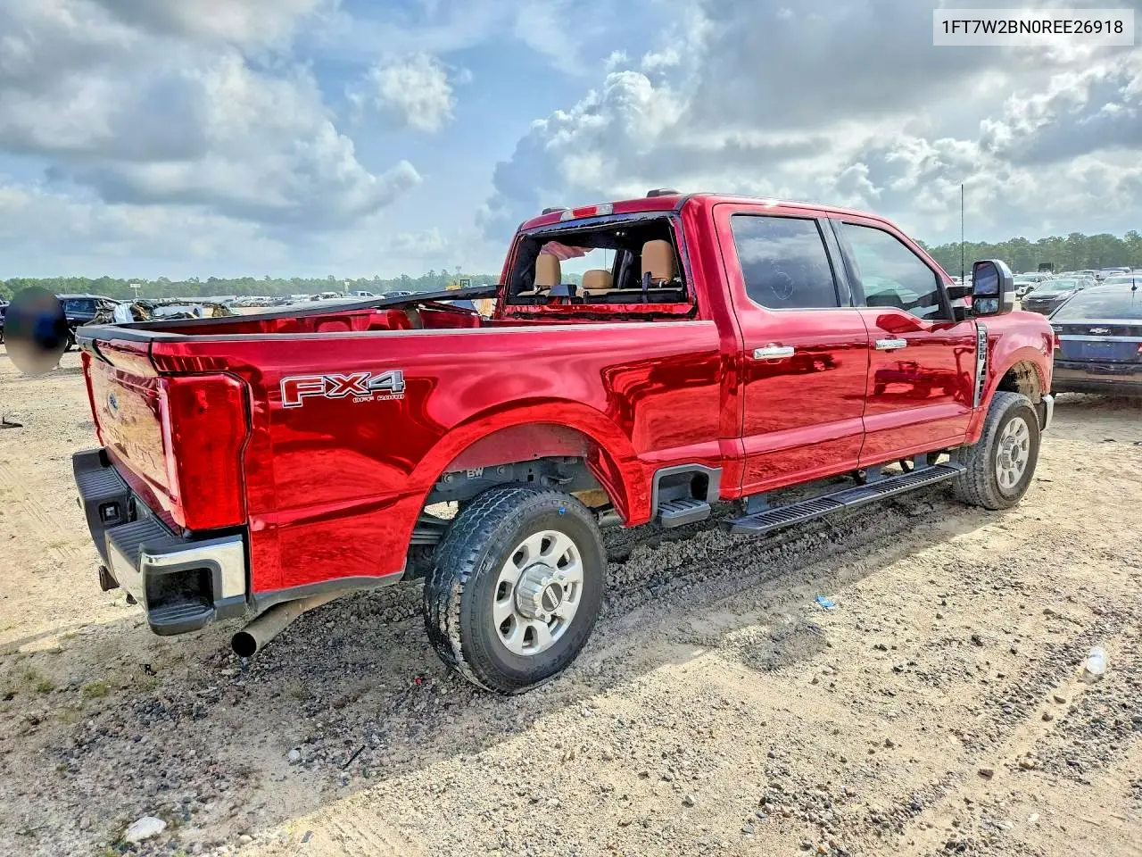 2024 Ford F250 Super Duty VIN: 1FT7W2BN0REE26918 Lot: 61610206