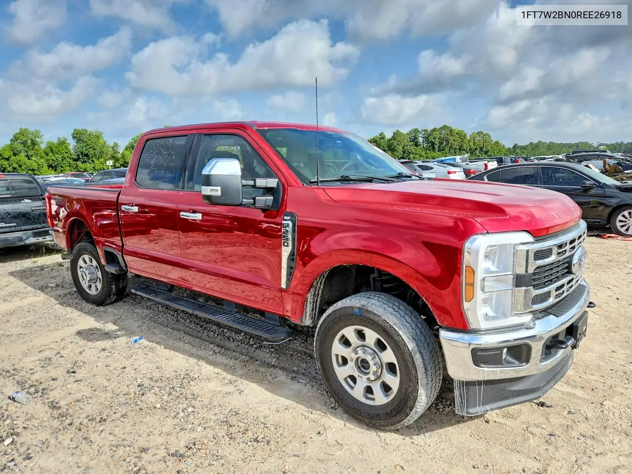 2024 Ford F250 Super Duty VIN: 1FT7W2BN0REE26918 Lot: 61610206