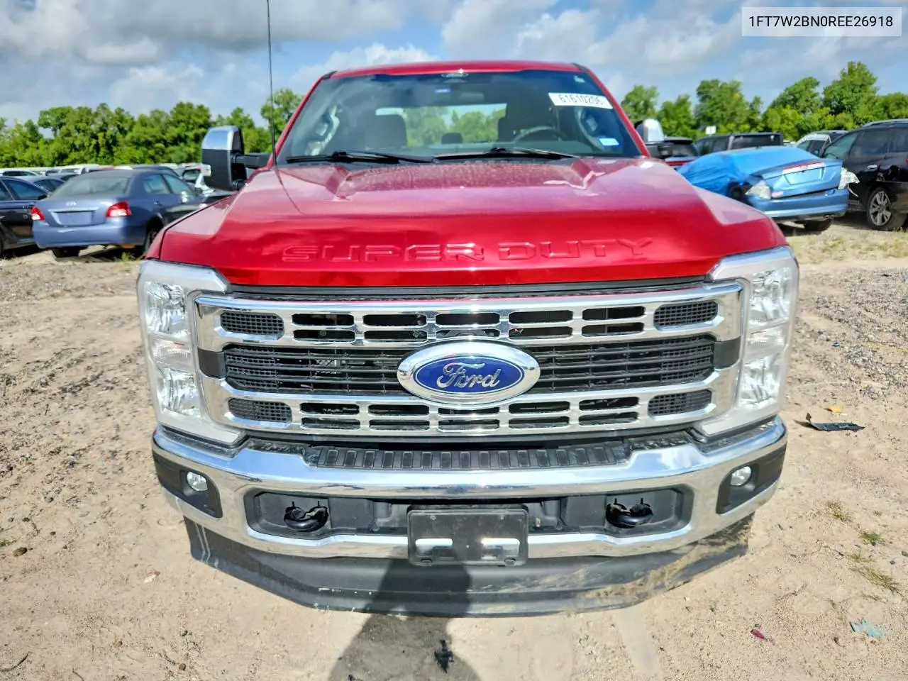 2024 Ford F250 Super Duty VIN: 1FT7W2BN0REE26918 Lot: 61610206