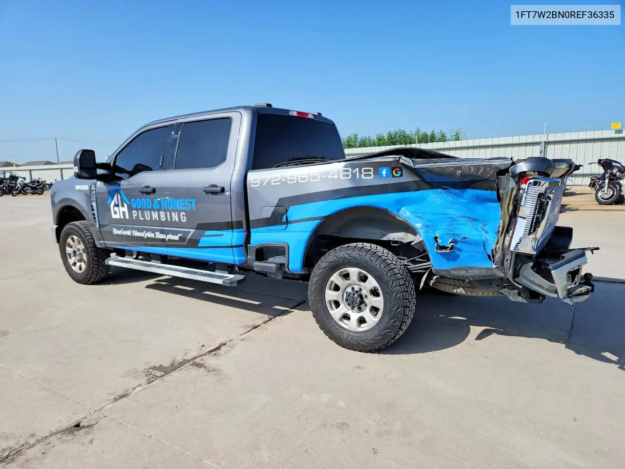 2024 Ford F250 Super Duty VIN: 1FT7W2BN0REF36335 Lot: 61620736