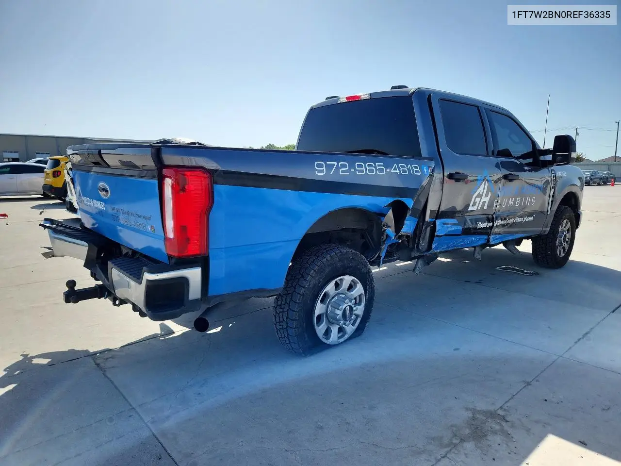 2024 Ford F250 Super Duty VIN: 1FT7W2BN0REF36335 Lot: 61620736