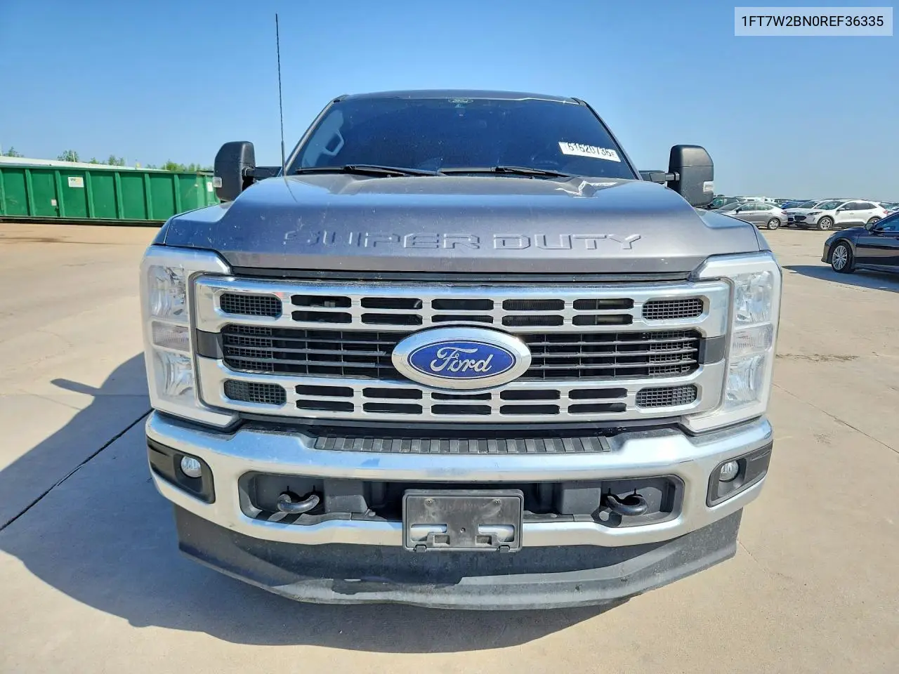 2024 Ford F250 Super Duty VIN: 1FT7W2BN0REF36335 Lot: 61620736
