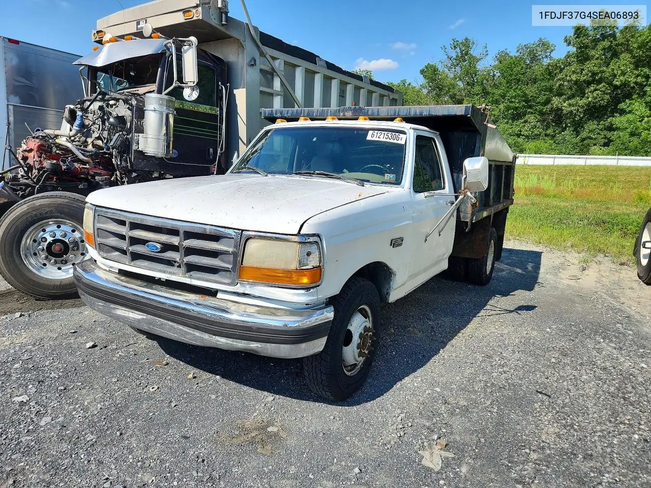 1995 Ford F350 Super Duty Dump Truck VIN: 1FDJF37G4SEA06893 Lot: 61215306