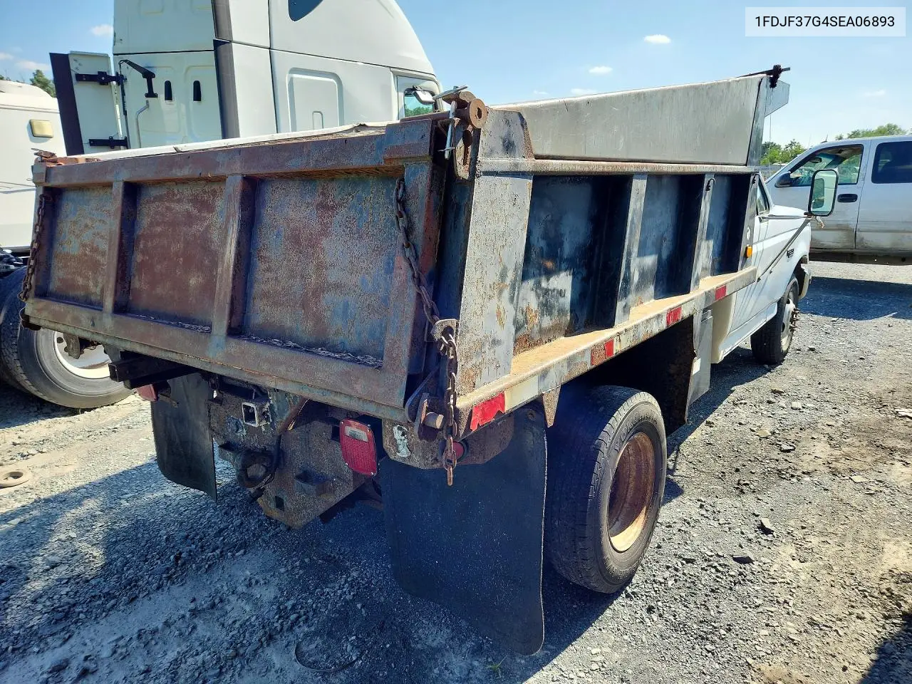 1995 Ford F350 Super Duty Dump Truck VIN: 1FDJF37G4SEA06893 Lot: 61215306