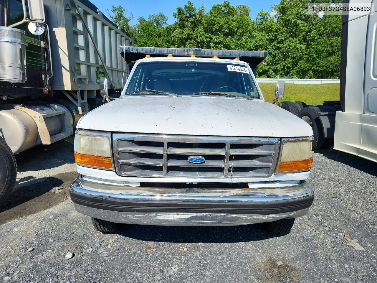 1995 Ford F350 Super Duty Dump Truck VIN: 1FDJF37G4SEA06893 Lot: 61215306
