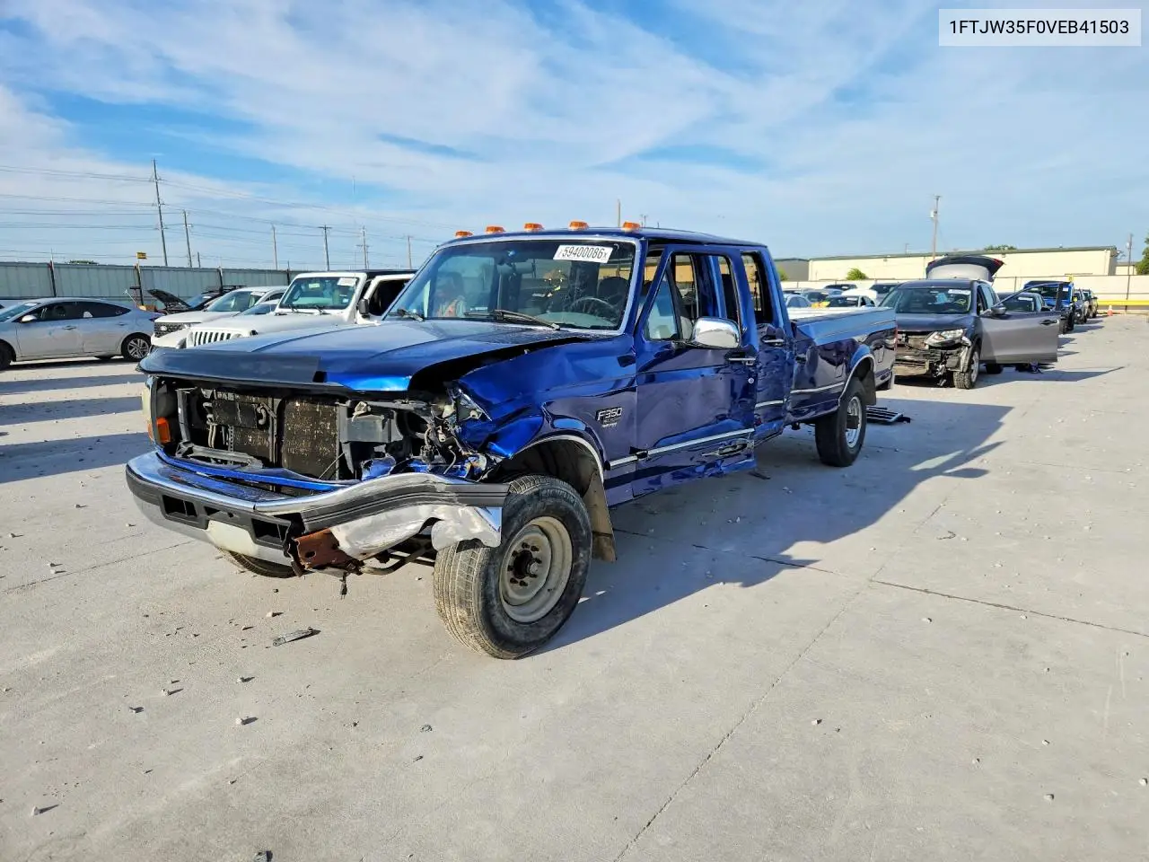1997 Ford F350 VIN: 1FTJW35F0VEB41503 Lot: 59400086