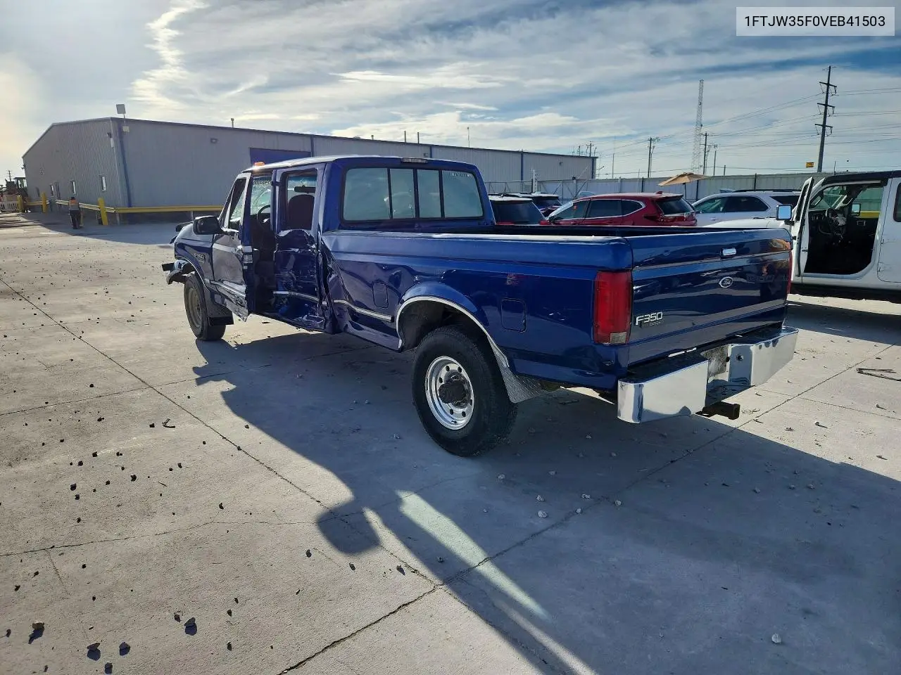 1997 Ford F350 VIN: 1FTJW35F0VEB41503 Lot: 59400086
