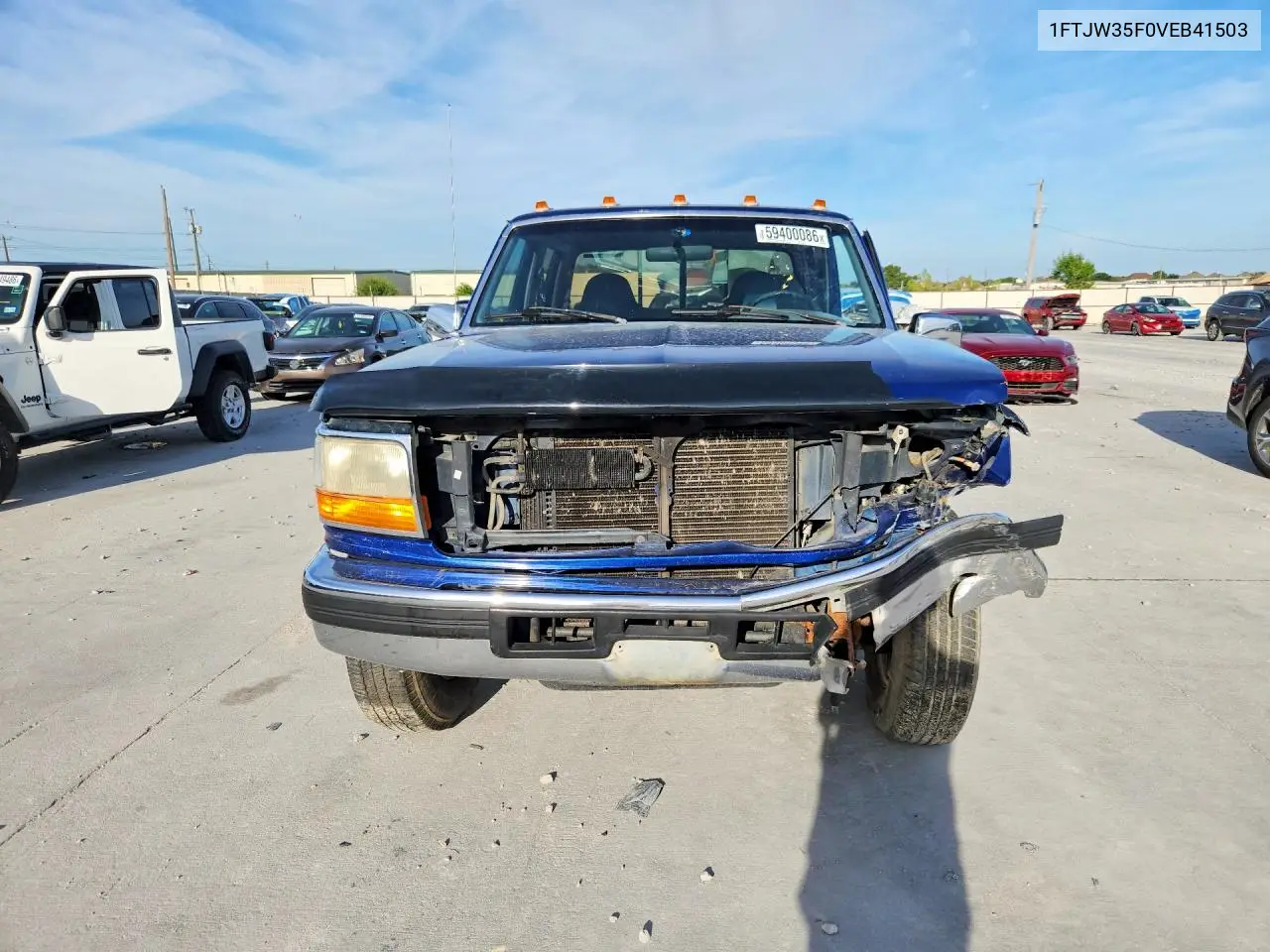 1997 Ford F350 VIN: 1FTJW35F0VEB41503 Lot: 59400086