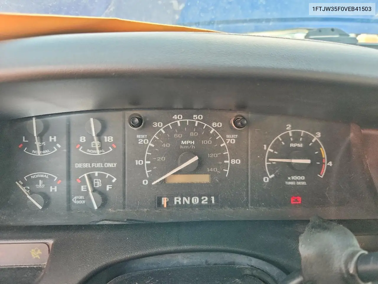 1997 Ford F350 VIN: 1FTJW35F0VEB41503 Lot: 59400086