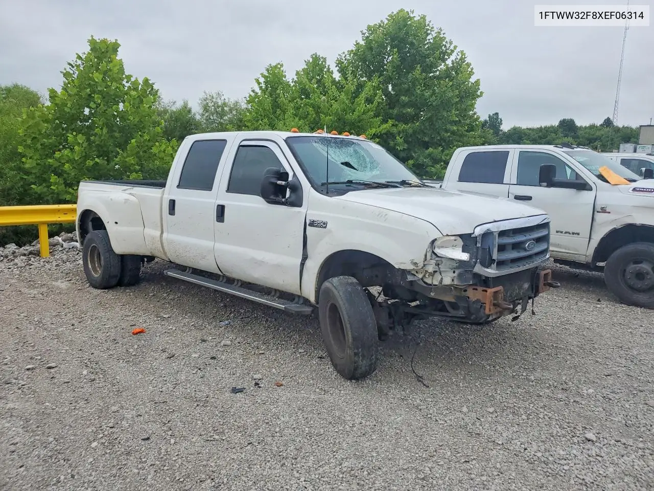 1999 Ford F350 Super Duty VIN: 1FTWW32F8XEF06314 Lot: 60180716