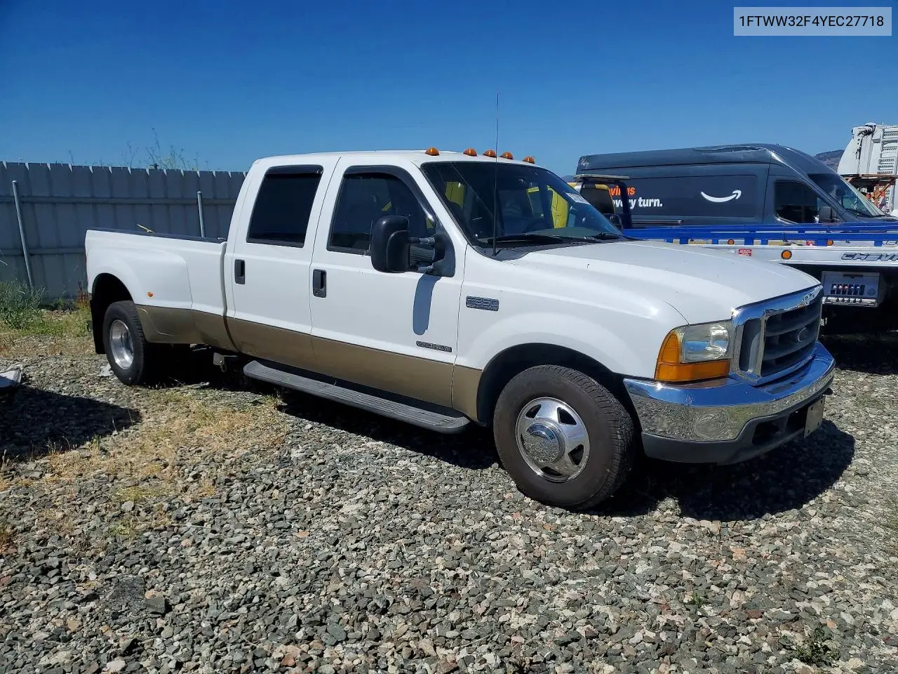 2000 Ford F350 Super Duty VIN: 1FTWW32F4YEC27718 Lot: 57752076