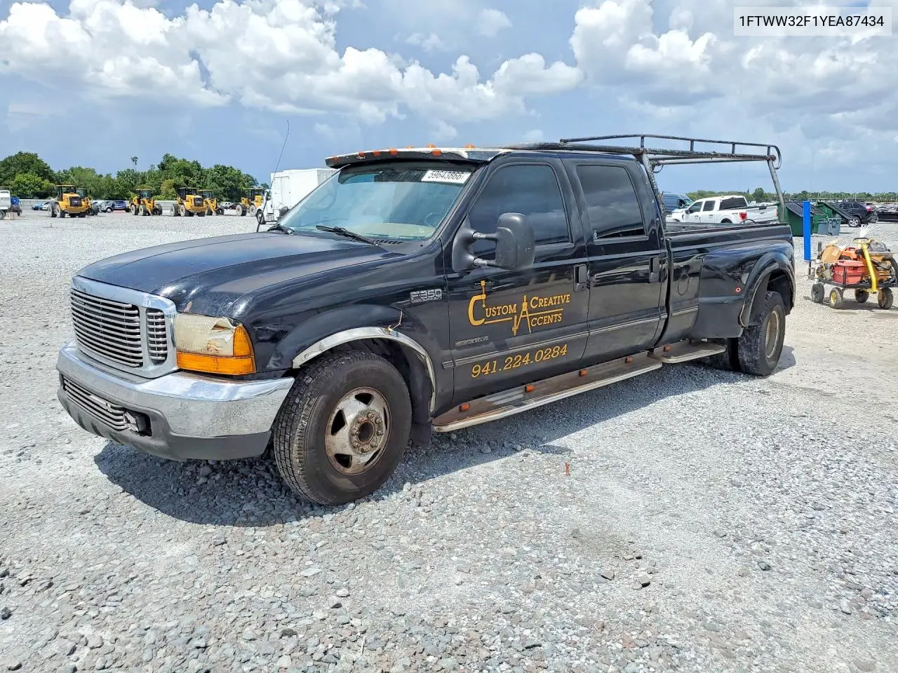 2000 Ford F350 Super Duty VIN: 1FTWW32F1YEA87434 Lot: 59643866