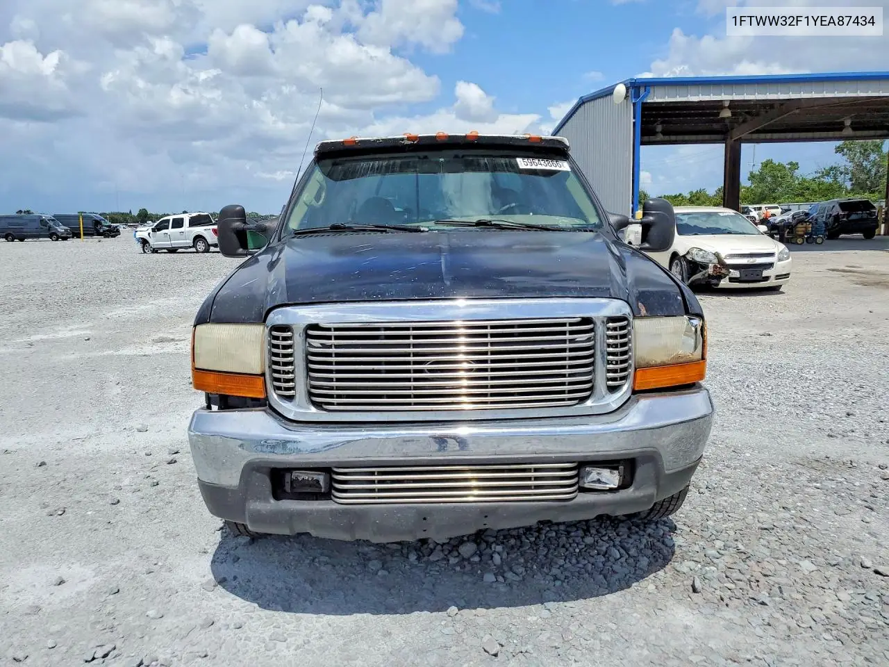 2000 Ford F350 Super Duty VIN: 1FTWW32F1YEA87434 Lot: 59643866