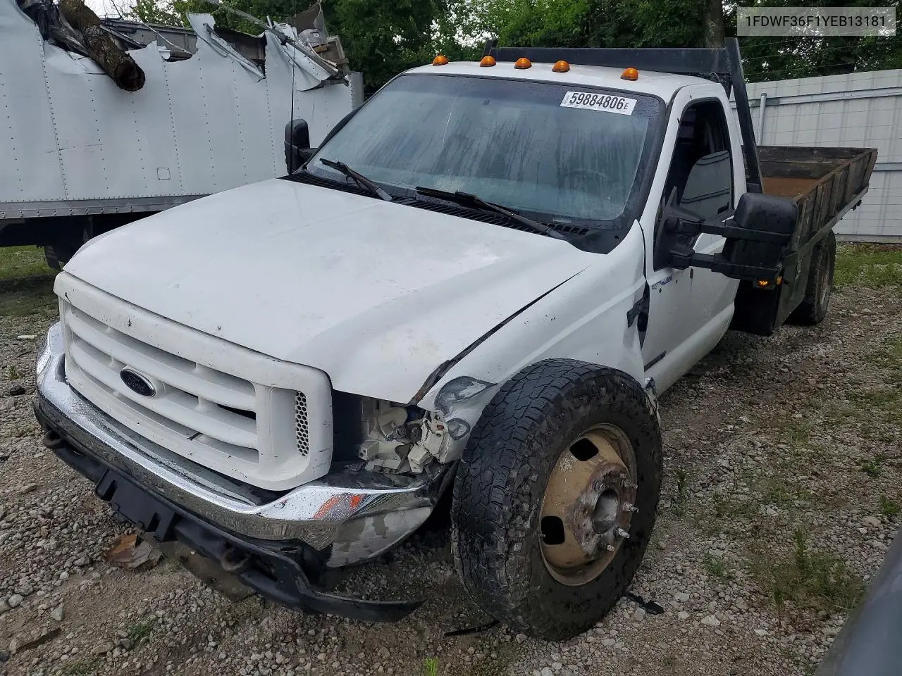 2000 Ford F350 Super Duty VIN: 1FDWF36F1YEB13181 Lot: 59884806