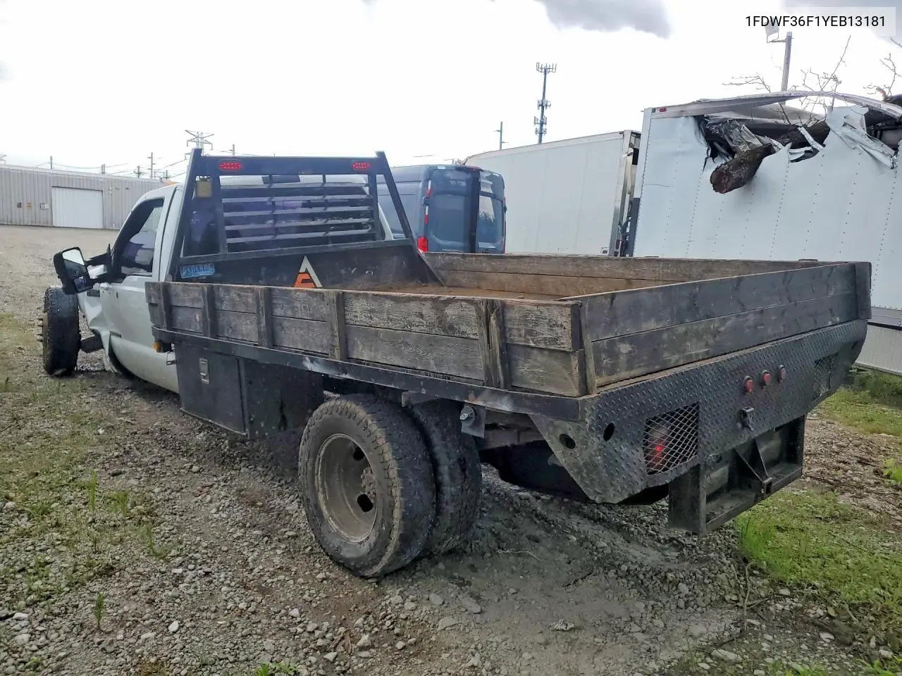 2000 Ford F350 Super Duty VIN: 1FDWF36F1YEB13181 Lot: 59884806