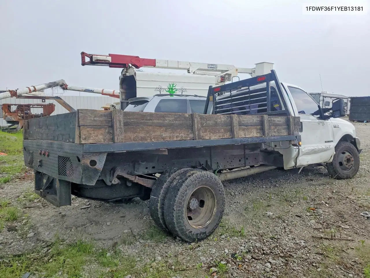 2000 Ford F350 Super Duty VIN: 1FDWF36F1YEB13181 Lot: 59884806