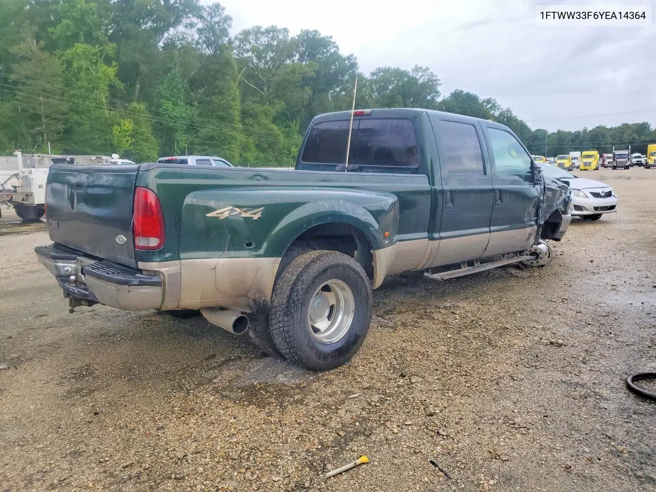 2000 Ford F350 VIN: 1FTWW33F6YEA14364 Lot: 60803306
