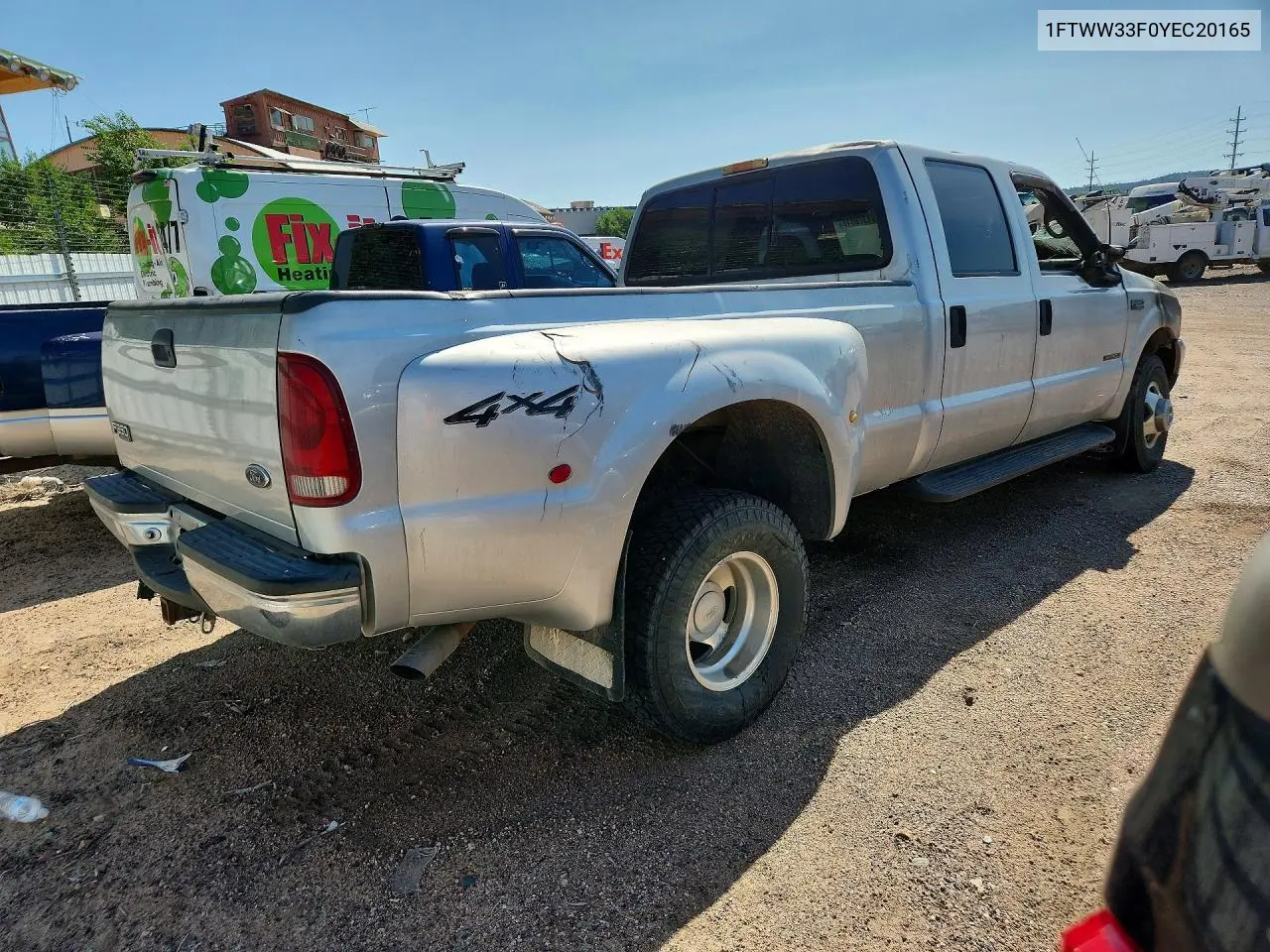 2000 Ford F350 Super Duty VIN: 1FTWW33F0YEC20165 Lot: 61378816